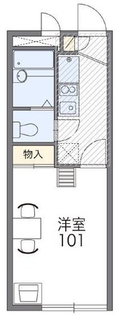 レオパレスＳＥＲＥＮＡIIIの物件間取画像